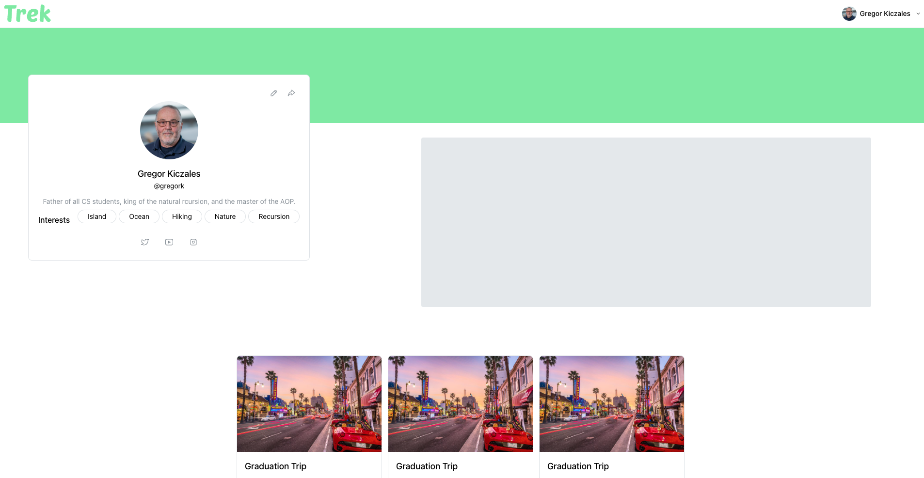 Profile Page
